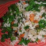 Rice Salad Integral with Kale recipe
