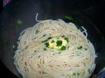 American Herbed Spaghetti With Butter Dinner