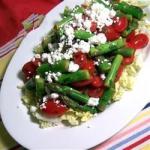 British Fresh Asparagus Tomato and Feta Salad Recipe Appetizer
