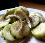 American Cukes and Onions Appetizer