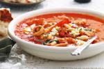 Spanish Sopa De Arroz Y Pescado rice and Seafood Soup Recipe Appetizer