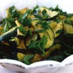 American Zucchini with Parsley Garlic and Lemon Appetizer
