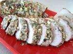 American Roasted Pork Loin With Rosemary Lavender and Garlic Dinner