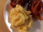 American Mashed Potatoes With Roasted Garlic and Shallots Appetizer