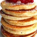 Canadian Pancakes from the Oatmeal Flour Breakfast