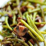 French Green Green Beans with Mushrooms Appetizer