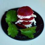 British Beetroot Sandwich with Goat Cheese Dinner