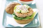 British Salmon Burgers With Wasabi Mayo Recipe Appetizer
