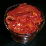 American Red Peppers in the Oven Appetizer