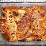Bread Pudding with Chocolate and Raisins recipe