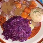 German Cabbage German Style rotkohl Dinner