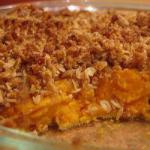 American Crumble of Sweet Potatoes BBQ Grill