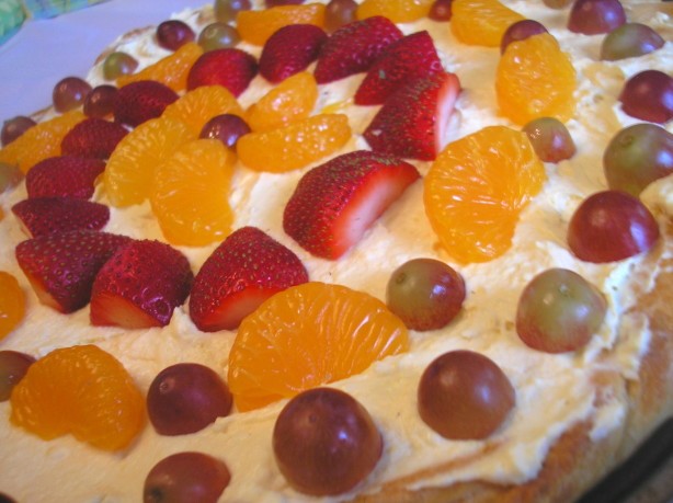 American Staceys Creamy Fruit Pizza Dessert