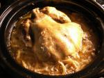 French Crock Pot French Onion Chicken Dinner