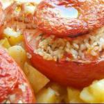 Italian Tomatoes with Rice Appetizer