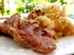 American Crock Pot Countrystyle Ribs and Sauerkraut Appetizer