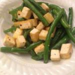 British Broad Beans with Tofu Appetizer