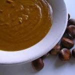 British Pumpkin Soup with Chestnuts Soup