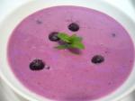 Czech Chilled Czech Blueberry Soup boruvkova Polevka Studena Dessert