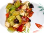 Avocado Mozzarella and Olive Salad recipe
