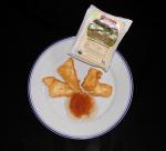 American Manouri Me Kythoni Fried Cheese W Quince Preserves Appetizer