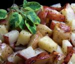 American Paros Island Patates Riganates potatoes W Fresh Oregano Appetizer
