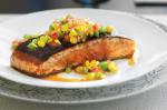 American Blackened Salmon With Corn Salsa Recipe Appetizer
