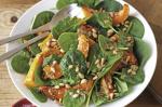 Pumpkin And Spinach Salad Recipe recipe