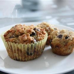 Canadian Banana Muffins with Chocolate Chunks Dessert