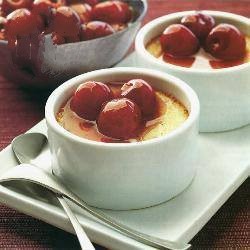 Canadian a Custard Usually Vanilla Extract from Cherries Dessert