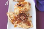 British Crepes With Walnut Cream And Butterscotch Sauce Recipe Breakfast