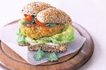 British Curried Vegetable Burgers vegetarian Recipe Appetizer
