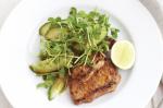 British Ginger And Fivespice Pork With Cucumber Salad Recipe Appetizer