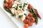 British Kingfish Skewers With Chargrilled Tomatoes And Chillies glutenfree Recipe Appetizer