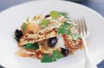 British Panfried Haloumi With Fennel and Pink Grapefruit Salad Recipe Appetizer
