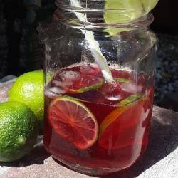 Jamaican Water of Jamaica with Lemon Green Dessert