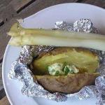 American Foil Potatoes with Asparagus Appetizer