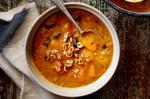 Canadian Pumpkin And Barley Soup With Crushed Hazelnuts Recipe Appetizer