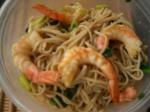 American Soba and Shrimp Salad Dinner