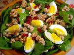Canadian Spinach Salad With Candied Cashews Appetizer