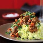 Irish Colcannon with Guinness Stew Appetizer