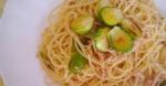 Yuzu Pepper Pasta with Brussels Sprouts and Tuna recipe