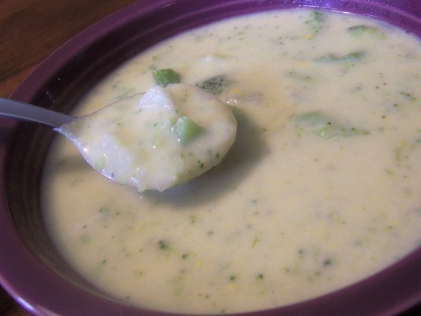 American Cheesy Broccoli Potato Soup 2 Appetizer