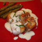 American Fried Salmon to Asparagus Tips Dinner
