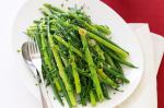 American Sauteed Beans And Asparagus With Garlic And Chive Butter Recipe Appetizer