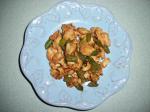 Chinese Asparagus Chicken Stirfry Dinner