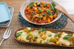 French Cod and Summer Squash Ratatouille Appetizer