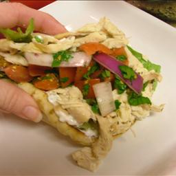 Greek Chicken Gyros with Cucumber Salsa and Tsatsiki BBQ Grill