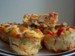 American Pasta and Vegetable Frittatas Appetizer