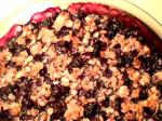 American Blueberry Crumble 5 Dinner